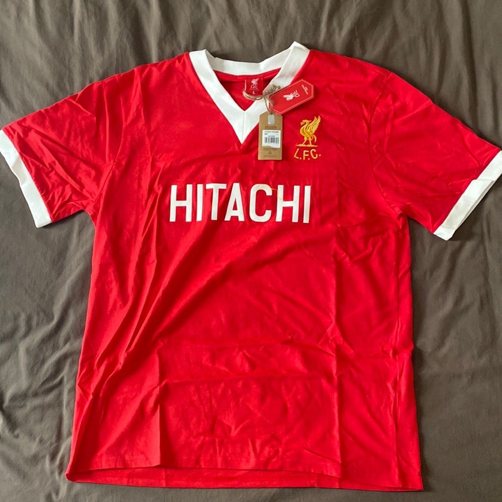 Liverpool FC Hitachi 78 Shirt Red Large